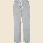 Hemp Stripe Easy Chino - Natural/Navy - Save Khaki - STAG Provisions - Pants - Twill
