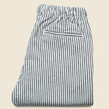 Hemp Stripe Easy Chino - Natural/Navy - Save Khaki - STAG Provisions - Pants - Twill