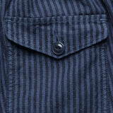 6" Hemp Stripe Easy Shorts - Blue - Save Khaki - STAG Provisions - Shorts - Lounge