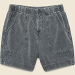 6" Corduroy Sport Short - Faded Black - Save Khaki - STAG Provisions - Shorts - Solid