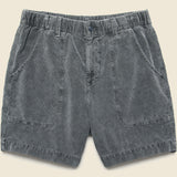 6" Corduroy Sport Short - Faded Black - Save Khaki - STAG Provisions - Shorts - Solid
