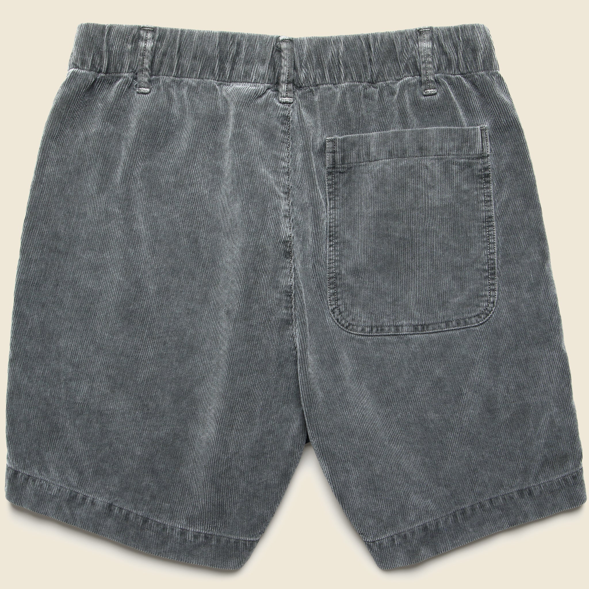 6" Corduroy Sport Short - Faded Black - Save Khaki - STAG Provisions - Shorts - Solid