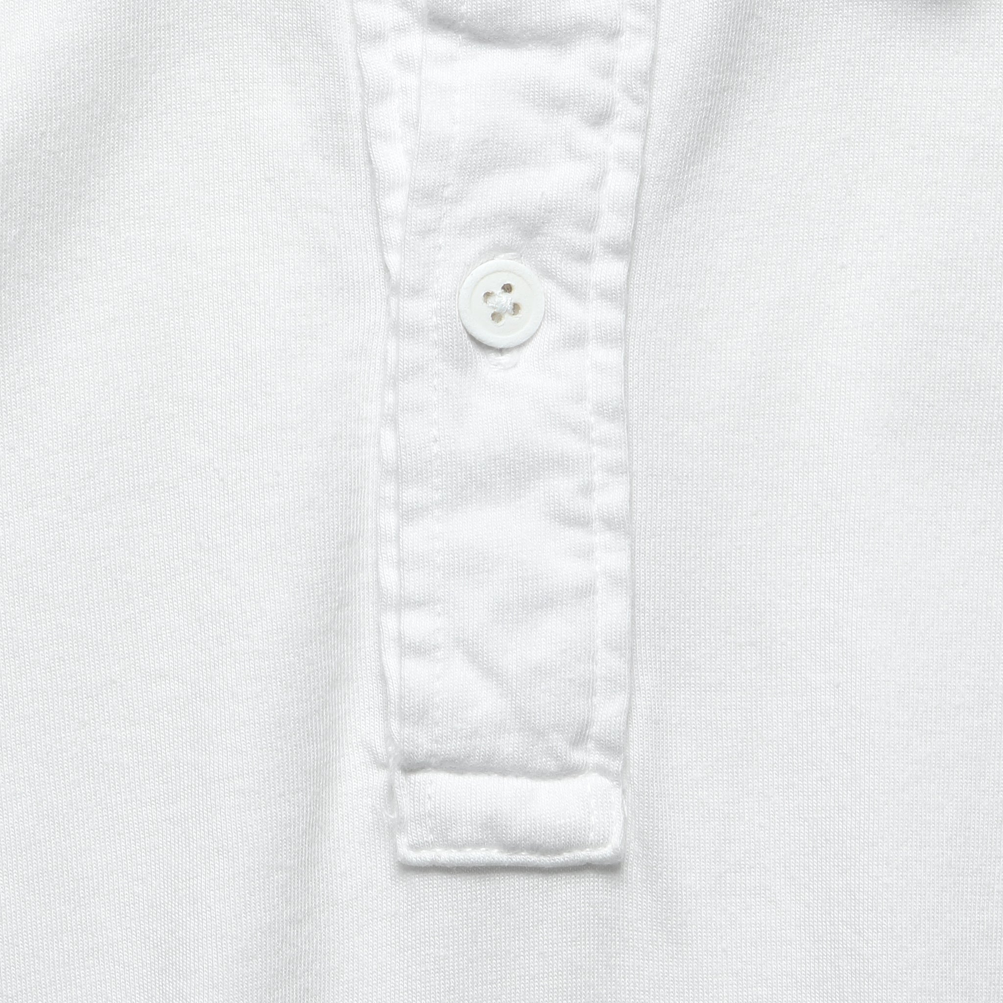 
                          Supima Jersey Polo - White - Save Khaki - STAG Provisions - Tops - S/S Knit
                        