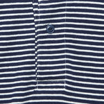 Yarn Dye Jersey Polo - White/Navy - Save Khaki - STAG Provisions - Tops - S/S Knit