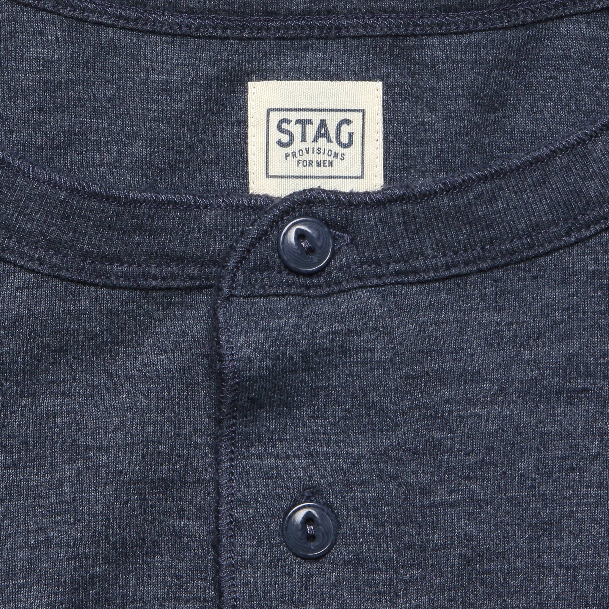 
                          The Regulation Henley - Navy Heather - STAG - STAG Provisions - Tops - L/S Knit
                        