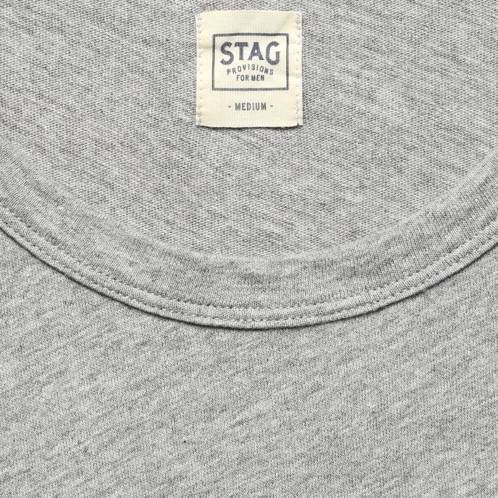 
                          The Essential Pocket Tee - Heather Grey - STAG - STAG Provisions - Tops - S/S Tee
                        