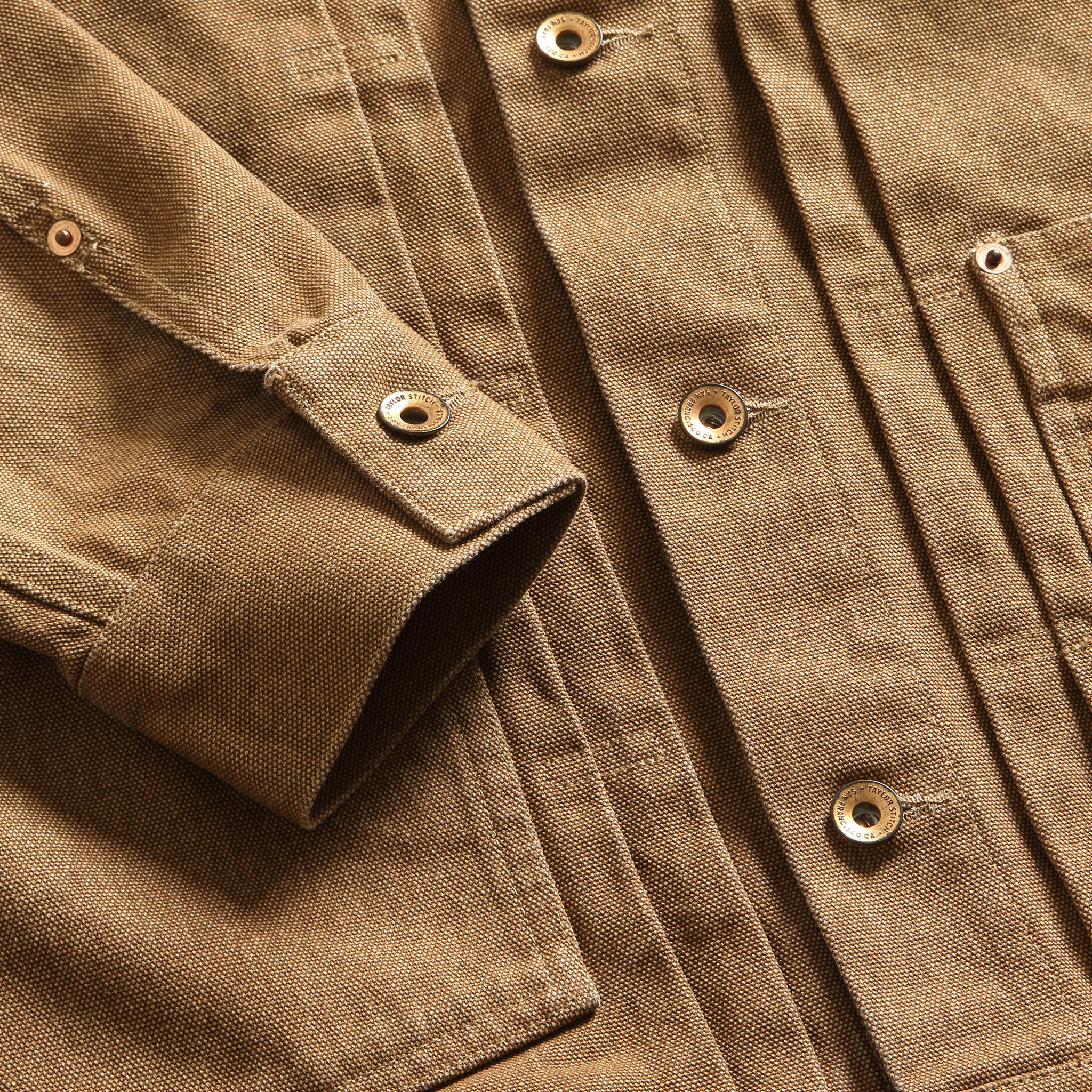 Ryder Jacket - Tobacco Chipped Canvas - Taylor Stitch - STAG Provisions - Outerwear - Coat / Jacket