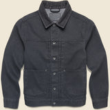 Ryder Jacket - Coal Chipped Canvas - Taylor Stitch - STAG Provisions - Outerwear - Coat / Jacket