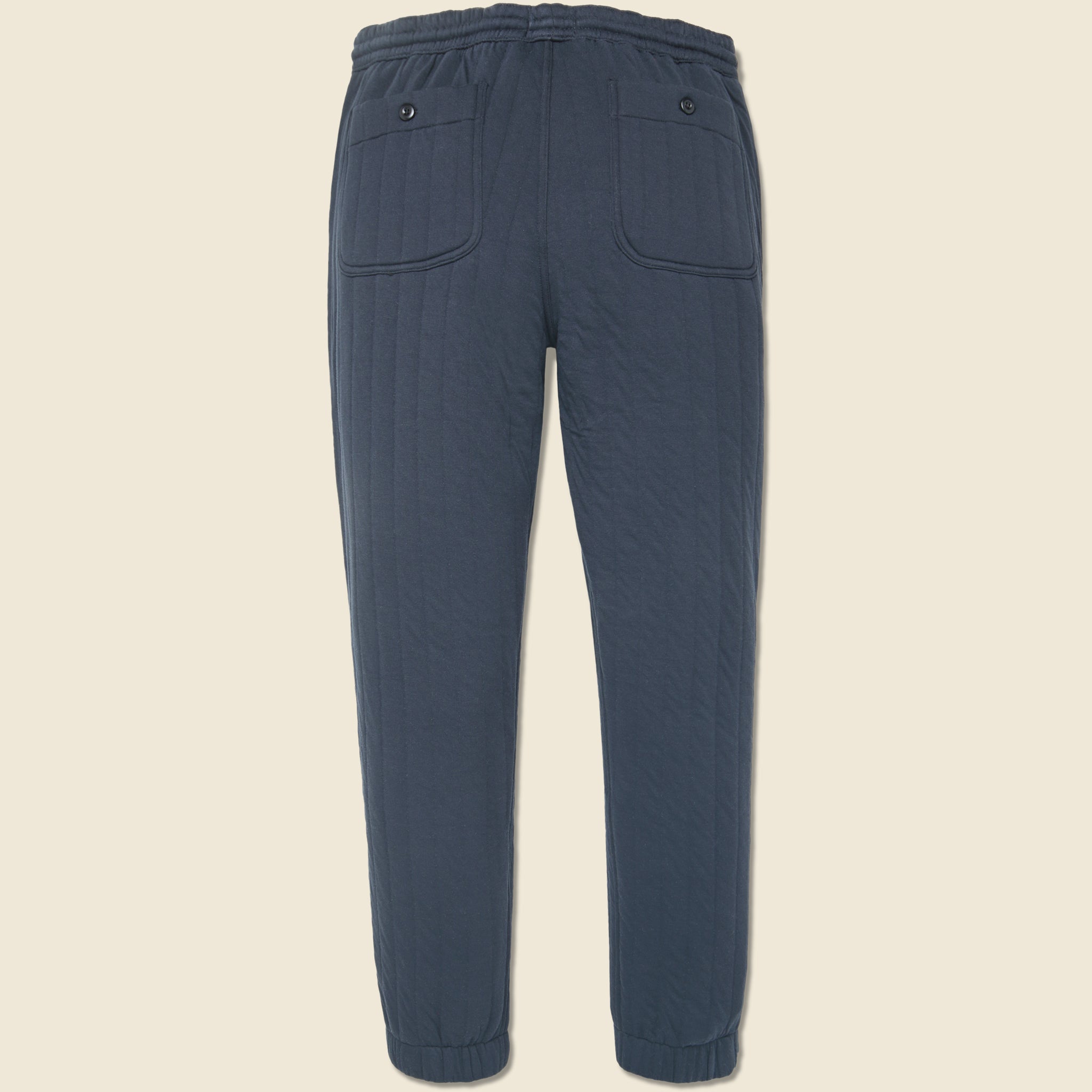 
                          Apres Pant - Heather Midnight Quilted Jersey - Taylor Stitch - STAG Provisions - Pants - Lounge
                        