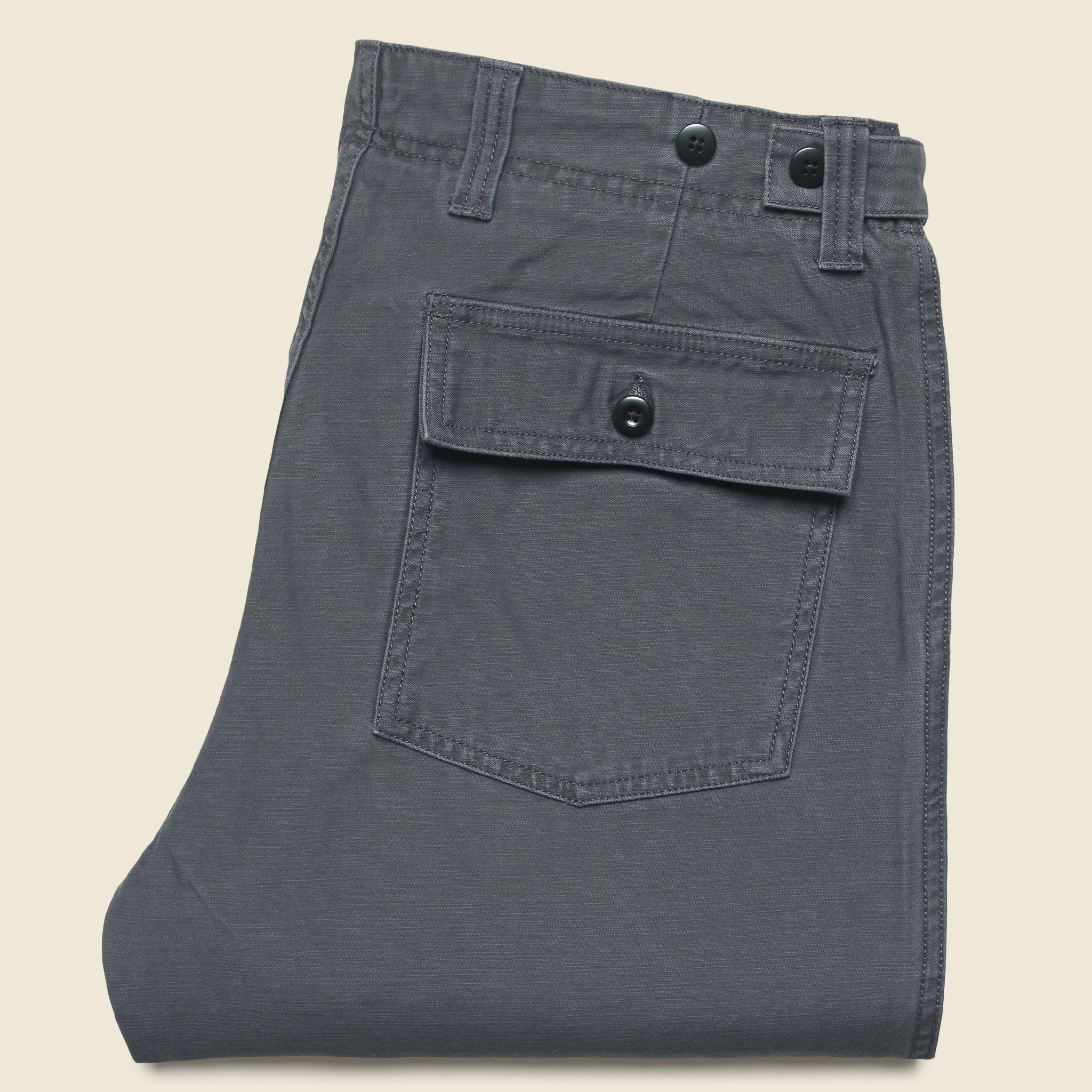 
                          Surplus Pant - Faded Black Sateen - Taylor Stitch - STAG Provisions - Pants - Twill
                        