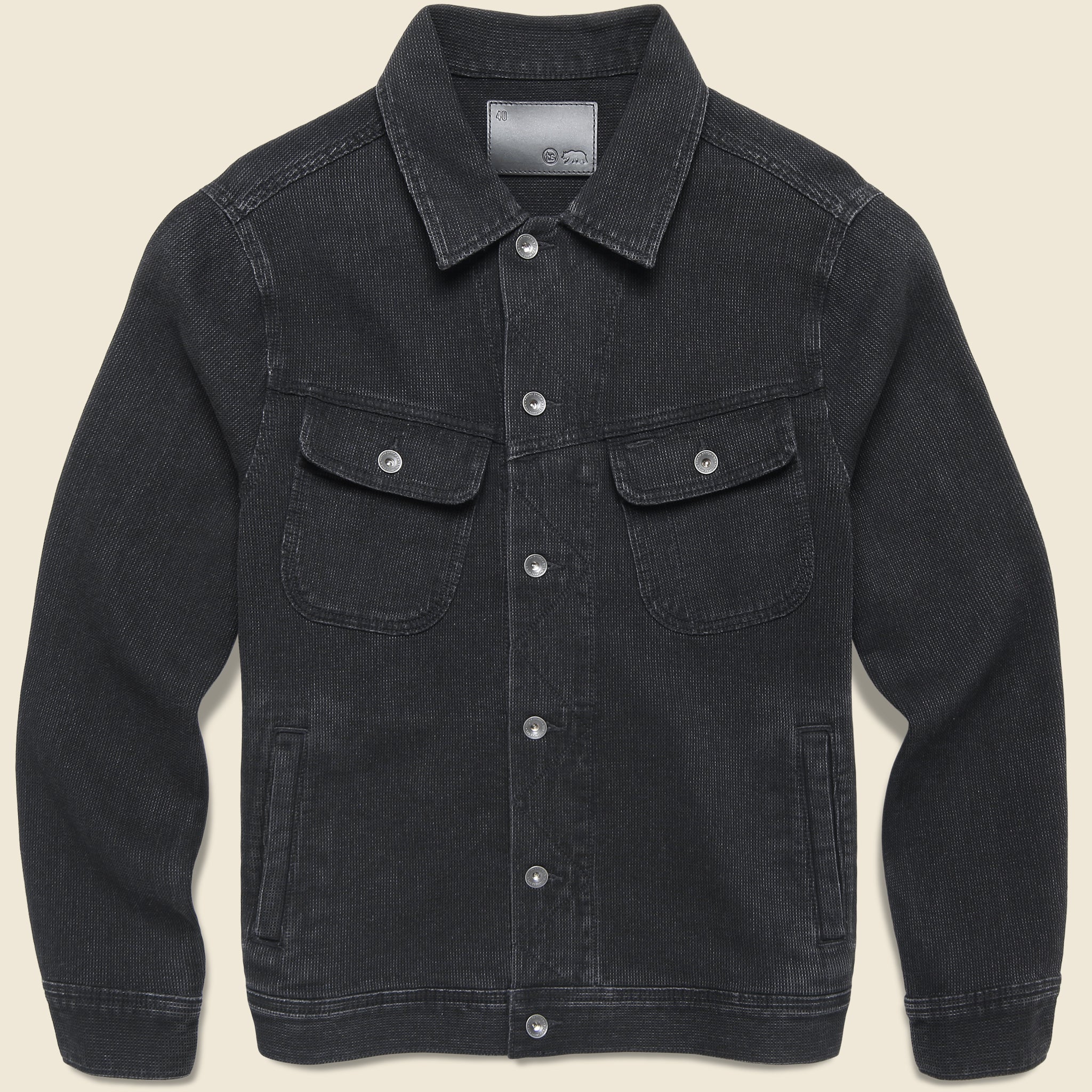 Long Haul Jacket - Black Indigo Waffle - Taylor Stitch - STAG Provisions - Outerwear - Coat / Jacket
