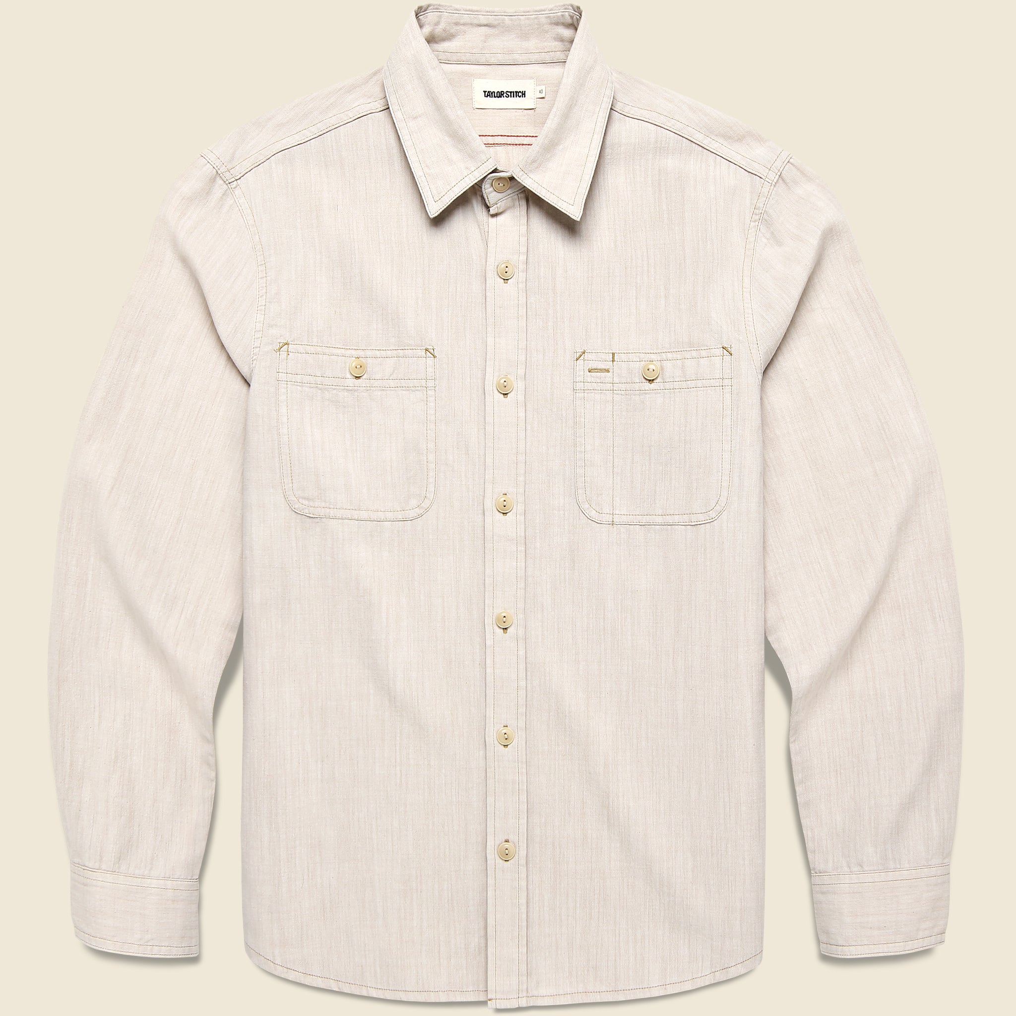 Foundry Shirt - Natural Chambray