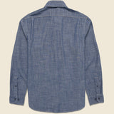 Foundry Shirt - Indigo Chambray - Taylor Stitch - STAG Provisions - Tops - L/S Woven - Solid