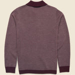 Newton Sweater Polo - Burgundy Birdseye - Taylor Stitch - STAG Provisions - Tops - Sweater