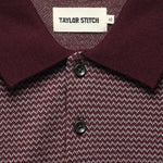 Newton Sweater Polo - Burgundy Birdseye - Taylor Stitch - STAG Provisions - Tops - Sweater