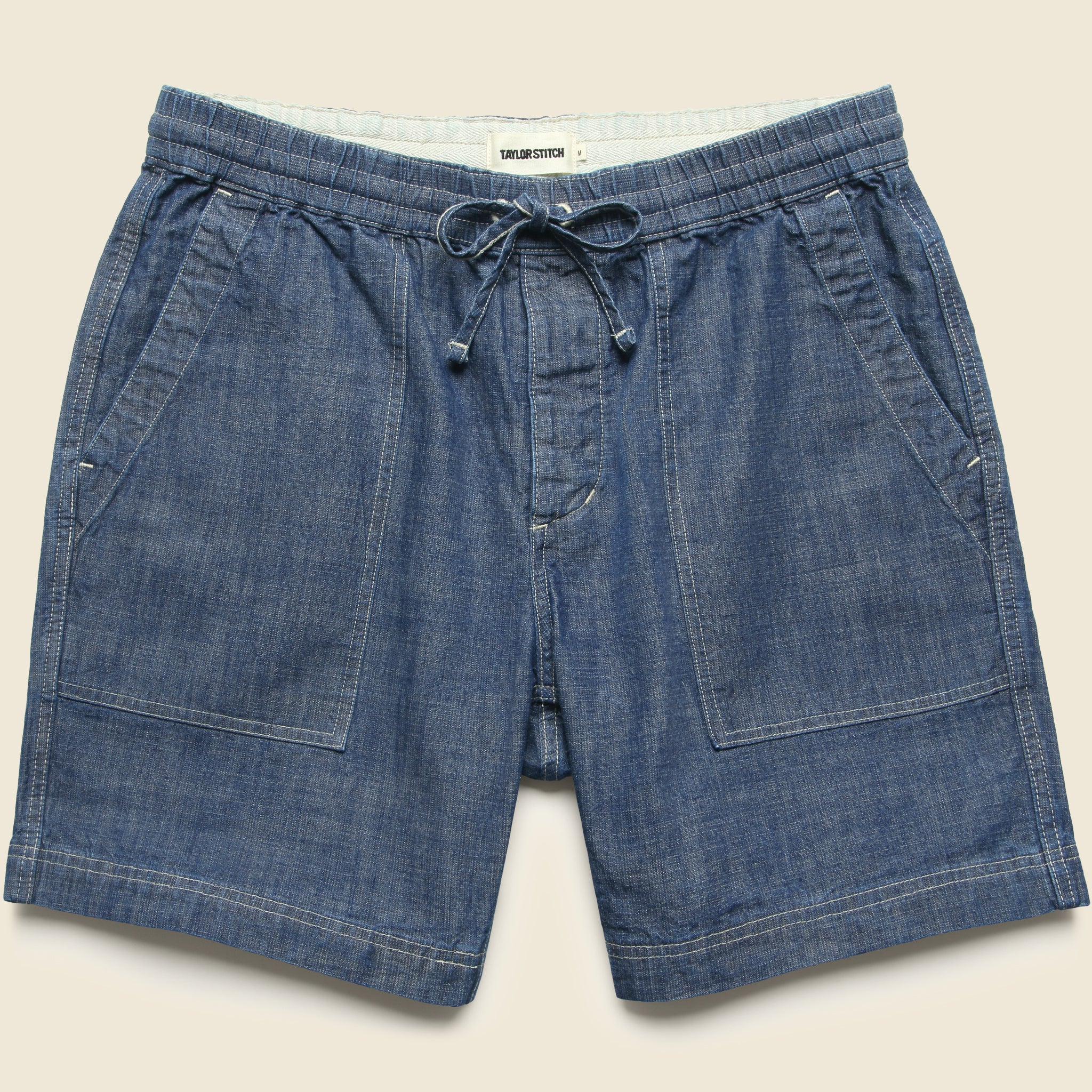 7" Breakwater Short - Washed Indigo Chambray
