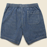 7" Breakwater Short - Washed Indigo Chambray - Taylor Stitch - STAG Provisions - Shorts - Lounge