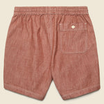 7" Breakwater Short - Brick Chambray - Taylor Stitch - STAG Provisions - Shorts - Lounge