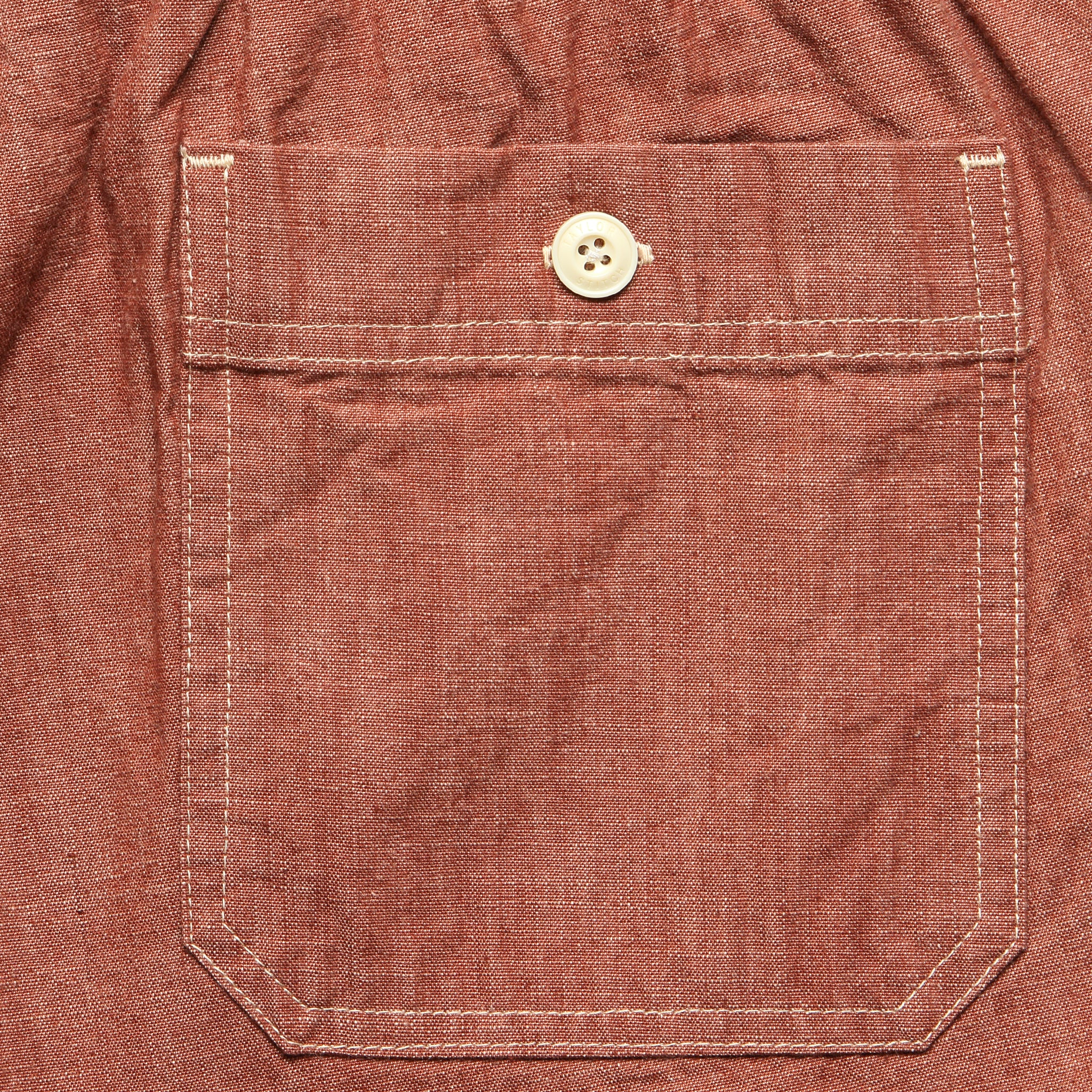
                          7" Breakwater Short - Brick Chambray - Taylor Stitch - STAG Provisions - Shorts - Lounge
                        