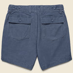 7" Surplus Shorts - Dark Navy Sateen - Taylor Stitch - STAG Provisions - Shorts - Solid