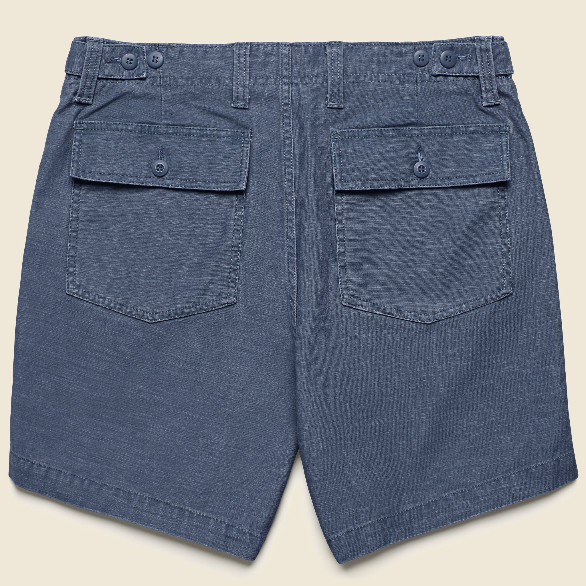 7" Surplus Shorts - Dark Navy Sateen - Taylor Stitch - STAG Provisions - Shorts - Solid