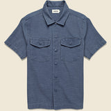 Surplus Shirt - Dark Navy Sateen - Taylor Stitch - STAG Provisions - Tops - S/S Woven - Solid