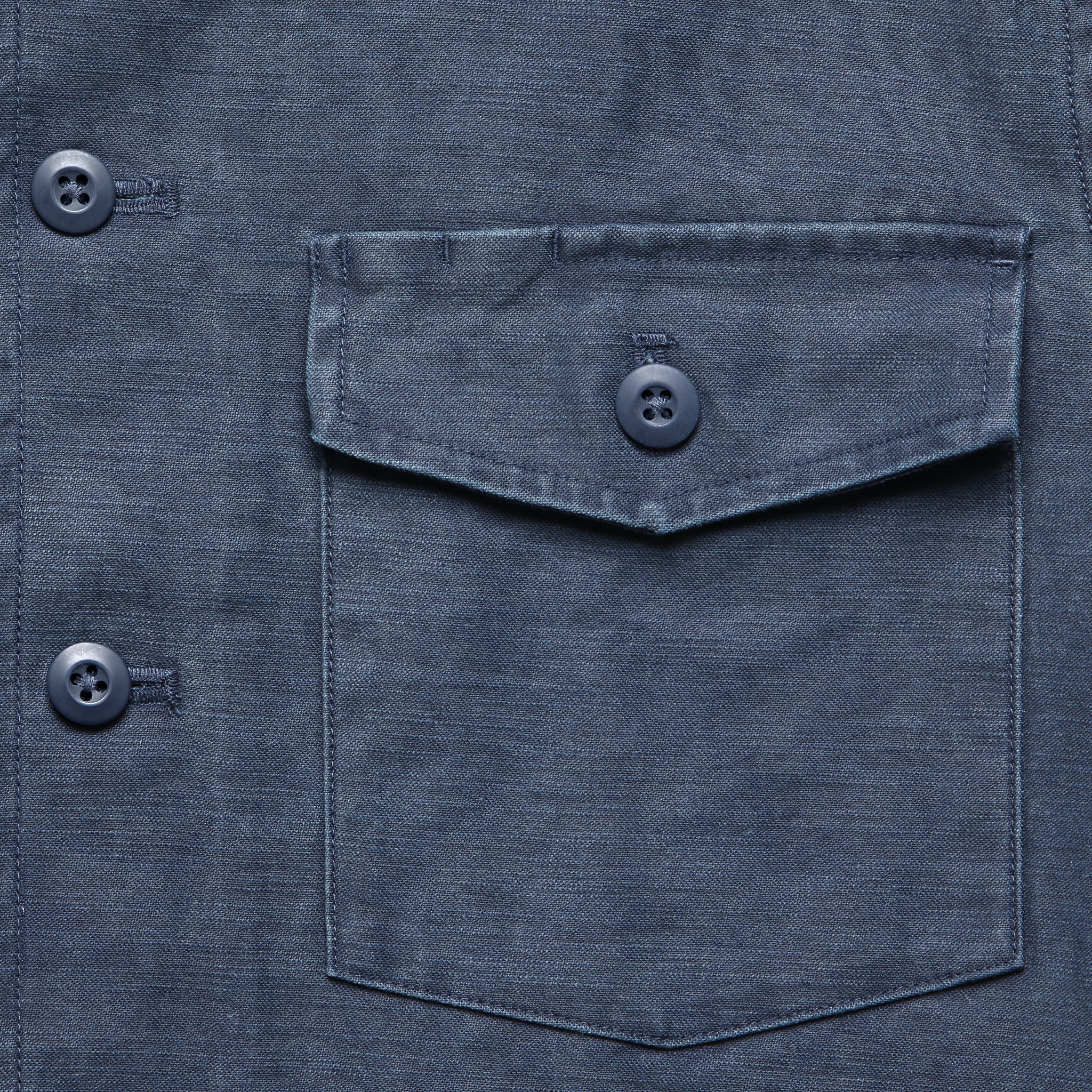 Surplus Shirt - Dark Navy Sateen - Taylor Stitch - STAG Provisions - Tops - S/S Woven - Solid