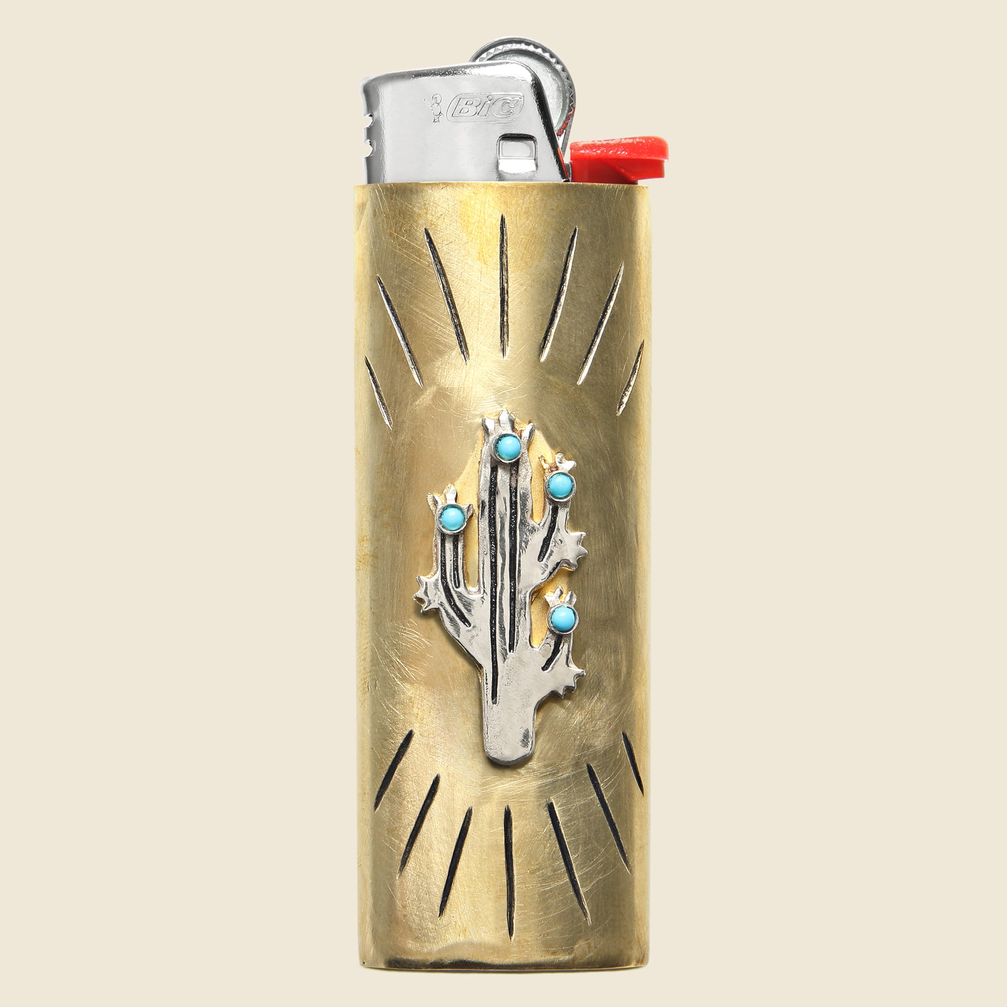 Cactus Lighter Case - Home - STAG Provisions - Home - Bar & Entertaining - Smoke Shop