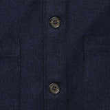 Easy Overshirt - Navy Herringbone - Universal Works - STAG Provisions - Tops - L/S Woven - Overshirt