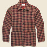Alpaca Mix Bakers Overshirt - Brown - Universal Works - STAG Provisions - Outerwear - Shirt Jacket