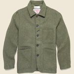 Harris Tweed Bakers Chore Jacket - Green - Universal Works - STAG Provisions - Outerwear - Coat / Jacket