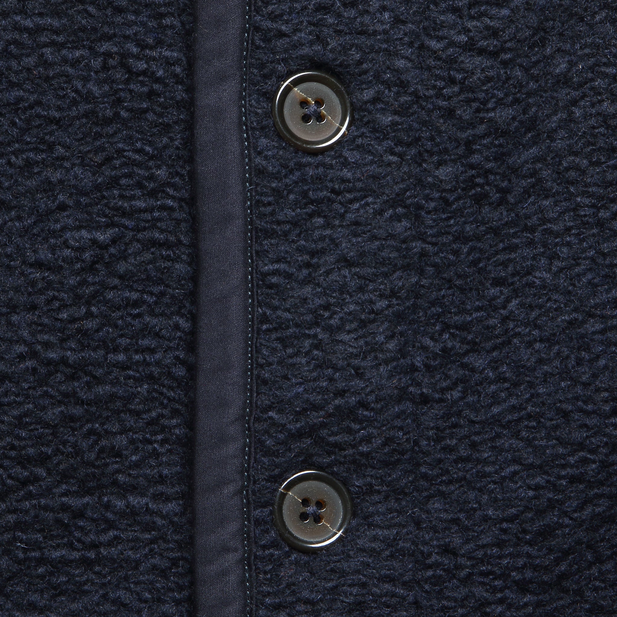 Alvar Fleece Lancaster Jacket - Navy - Universal Works - STAG Provisions - Outerwear - Coat / Jacket