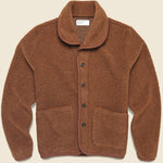 Alvar Fleece Lancaster Jacket - Cumin - Universal Works - STAG Provisions - Outerwear - Coat / Jacket