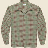 Oscar Camp Shirt - Olive - Universal Works - STAG Provisions - Tops - L/S Woven - Other Pattern