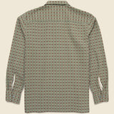 Oscar Camp Shirt - Olive - Universal Works - STAG Provisions - Tops - L/S Woven - Other Pattern