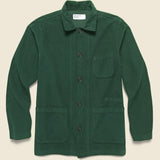 Fine Cord Bakers Overshirt - Green - Universal Works - STAG Provisions - Tops - L/S Woven - Overshirt