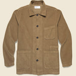 Fine Cord Bakers Overshirt - Khaki - Universal Works - STAG Provisions - Tops - L/S Woven - Overshirt