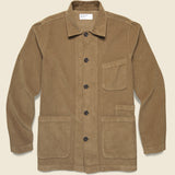 Fine Cord Bakers Overshirt - Khaki - Universal Works - STAG Provisions - Tops - L/S Woven - Overshirt