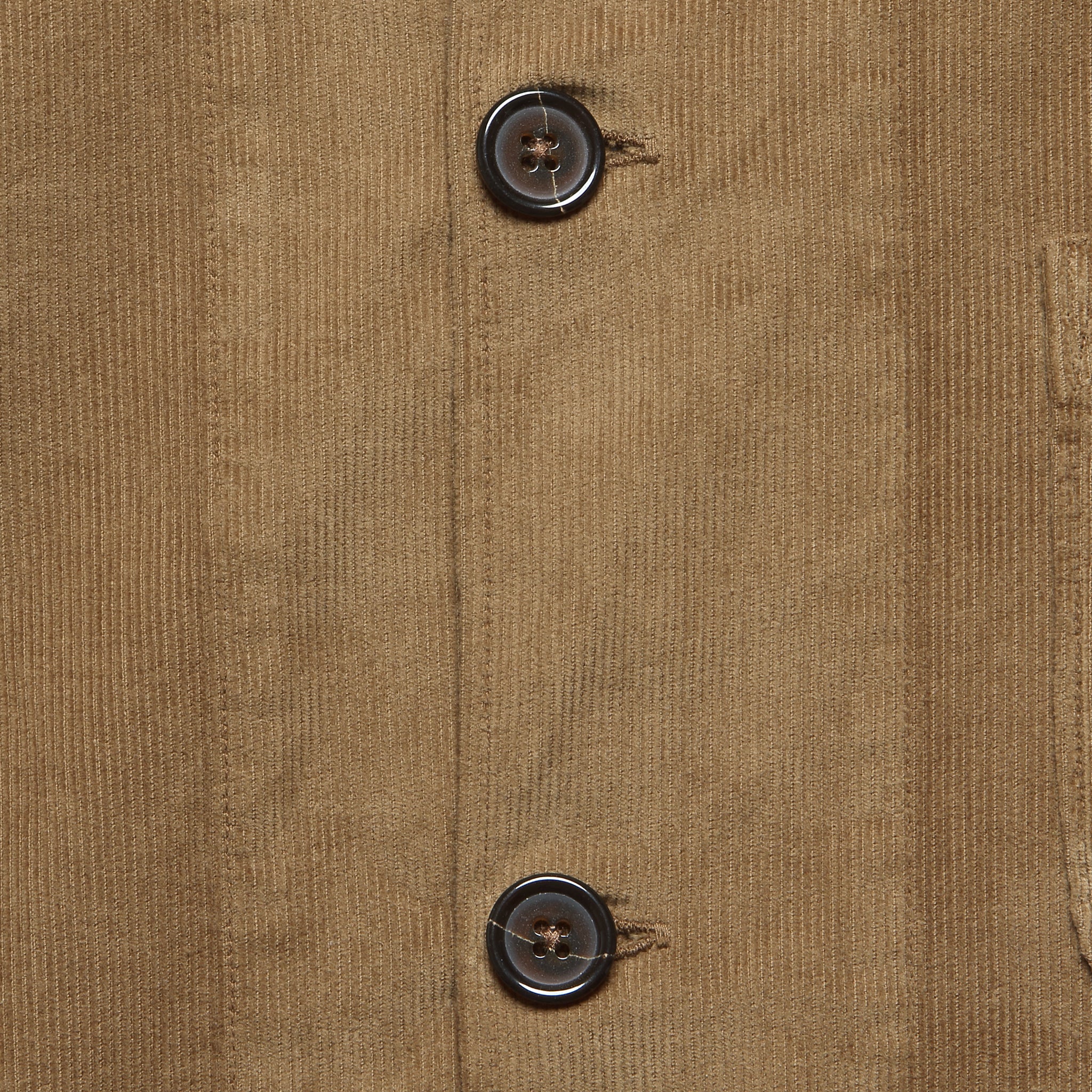 Fine Cord Bakers Overshirt - Khaki - Universal Works - STAG Provisions - Tops - L/S Woven - Overshirt