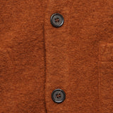 Wool Fleece Cardigan - Rust - Universal Works - STAG Provisions - Tops - Sweater