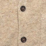 Wool Fleece Cardigan - Fawn - Universal Works - STAG Provisions - Tops - Sweater