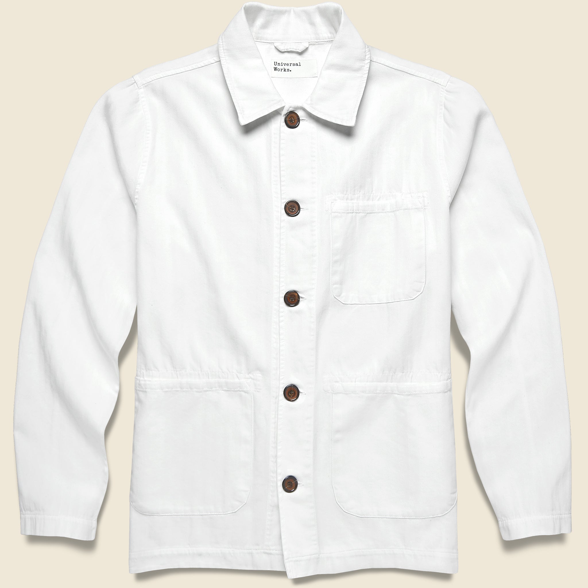Field Jacket - Herringbone Ecru - Universal Works - STAG Provisions - Outerwear - Coat / Jacket