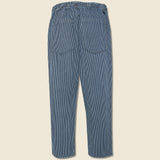 Hi-Water Trouser - Hickory Stripe Indigo - Universal Works - STAG Provisions - Pants - Twill