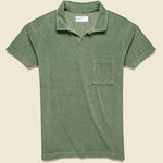 Terry Fleece Vacation Polo - Birch - Universal Works - STAG Provisions - Tops - S/S Knit