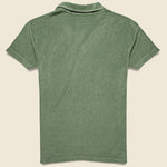 Terry Fleece Vacation Polo - Birch - Universal Works - STAG Provisions - Tops - S/S Knit