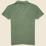 Terry Fleece Vacation Polo - Birch - Universal Works - STAG Provisions - Tops - S/S Knit