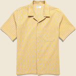 Tile Road Shirt - Yellow/White - Universal Works - STAG Provisions - Tops - S/S Woven - Other Pattern