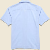 Onda Seersucker Camp Shirt - Pale Blue - Universal Works - STAG Provisions - Tops - S/S Woven - Seersucker