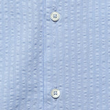 Onda Seersucker Camp Shirt - Pale Blue - Universal Works - STAG Provisions - Tops - S/S Woven - Seersucker