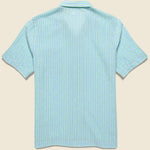 Fluo Road Shirt - Sky - Universal Works - STAG Provisions - Tops - S/S Woven - Stripe